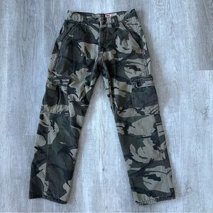 Wrangler Fleece Lined Relaxed Fit Camo Cargo Pants